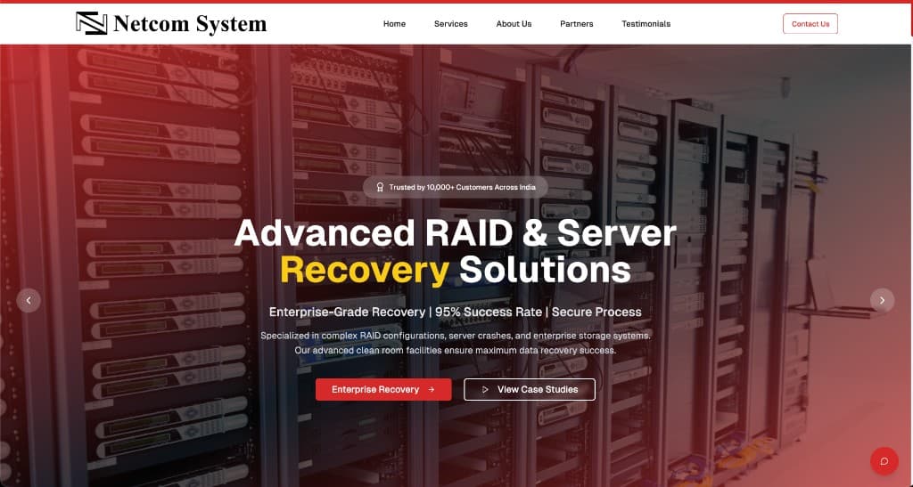 Netcom System homepage